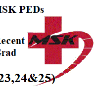 The MSK PEDS Course - Virtual - January 25 - Recent Grad (23, 24 & 25) before January 1